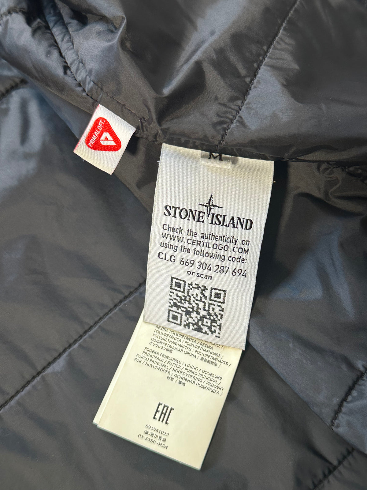 Stone Island AW2018 Soft Shell R with Primaloft Insulation Jacket (M)