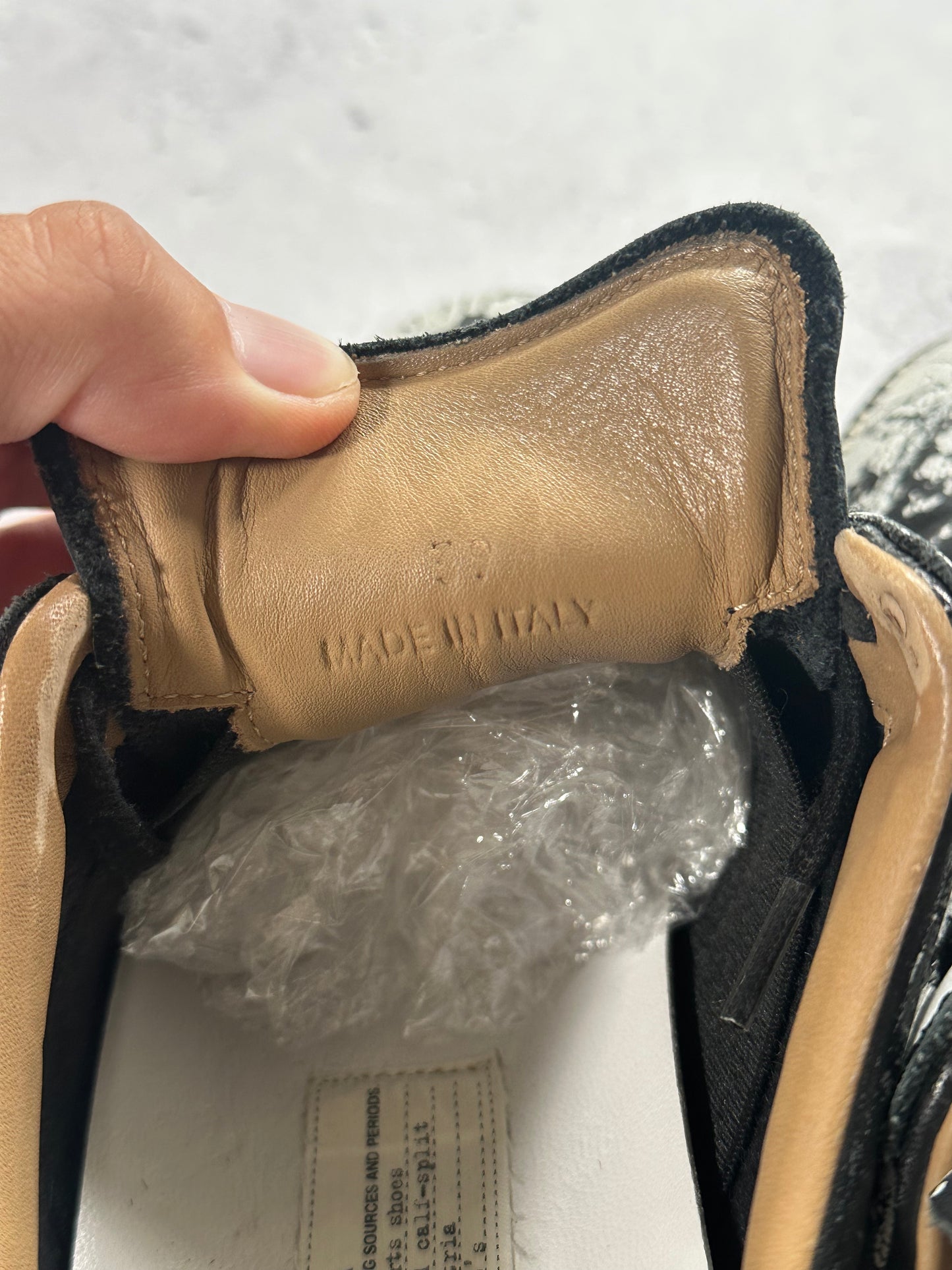 Maison Margiela GAT Low Paint Cracked Sneakers