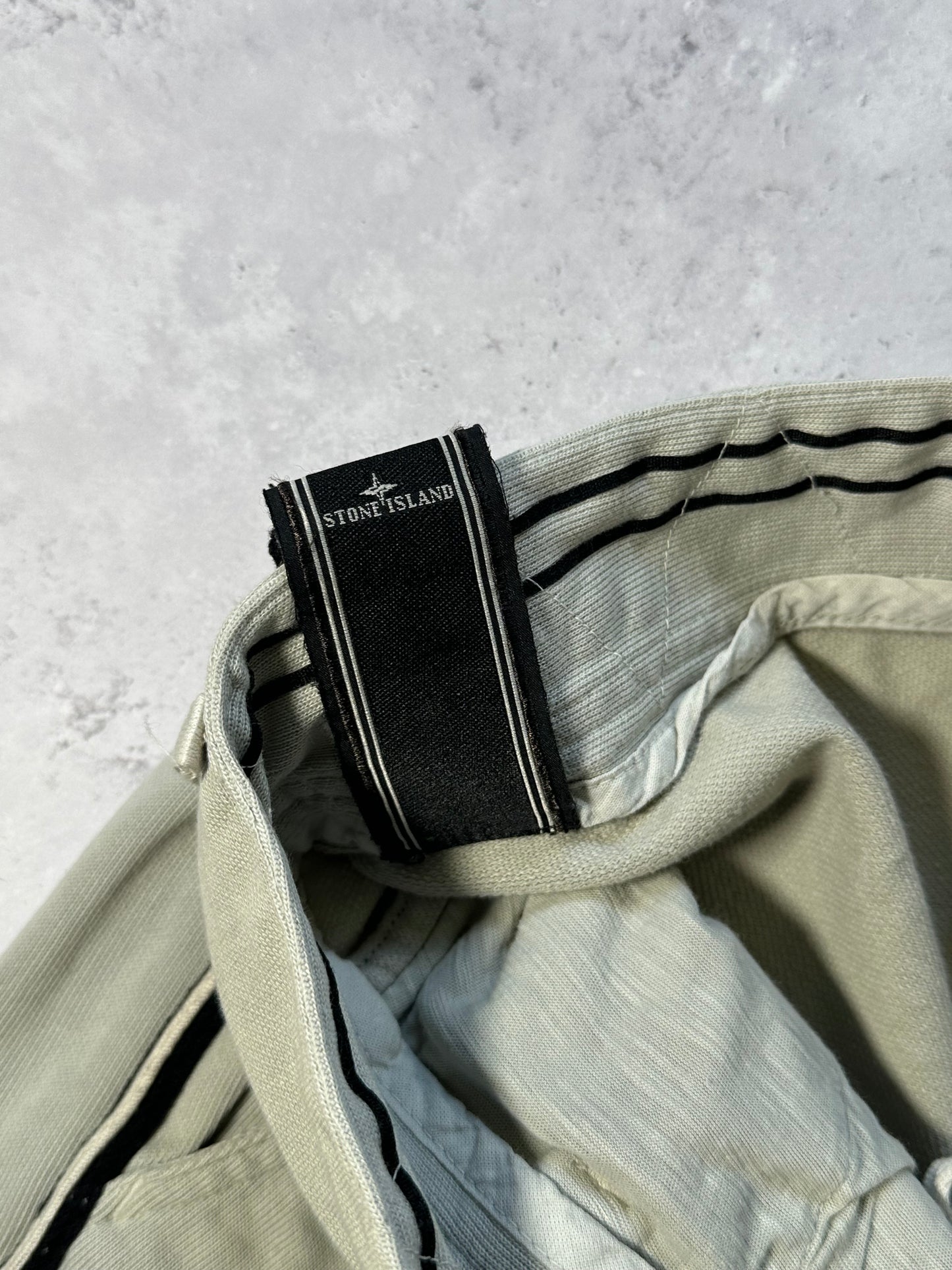 Stone Island SS2009 Cotton Side Stripe Shorts