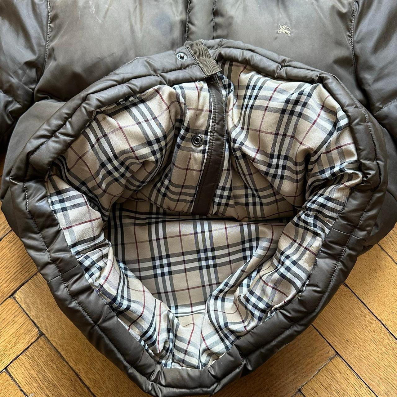 Burberry Black Label Fur Hood Puffer Jacket LL