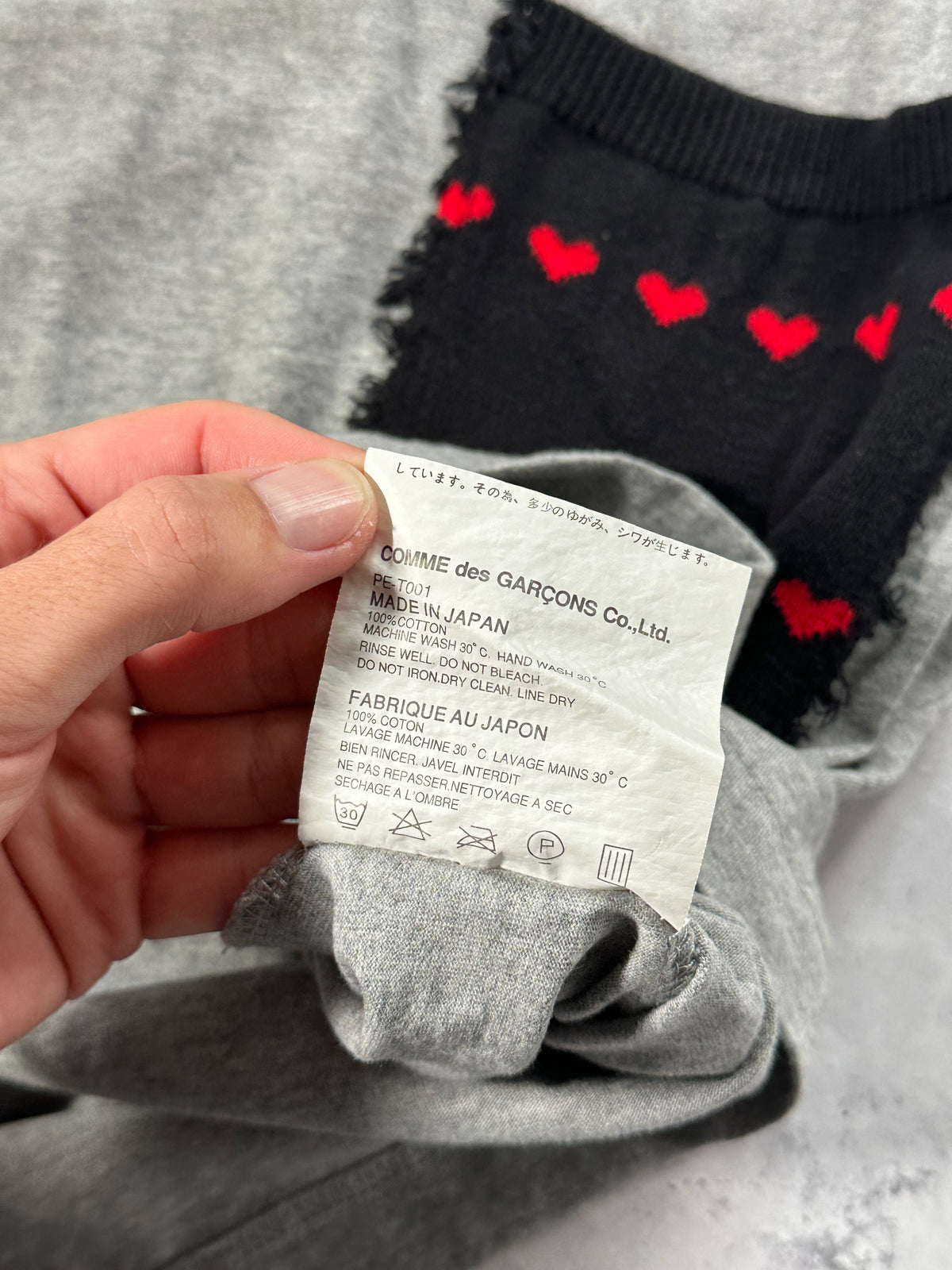 Comme des Garçons Homme Plus 2009 Heart Pocket Polo (M)