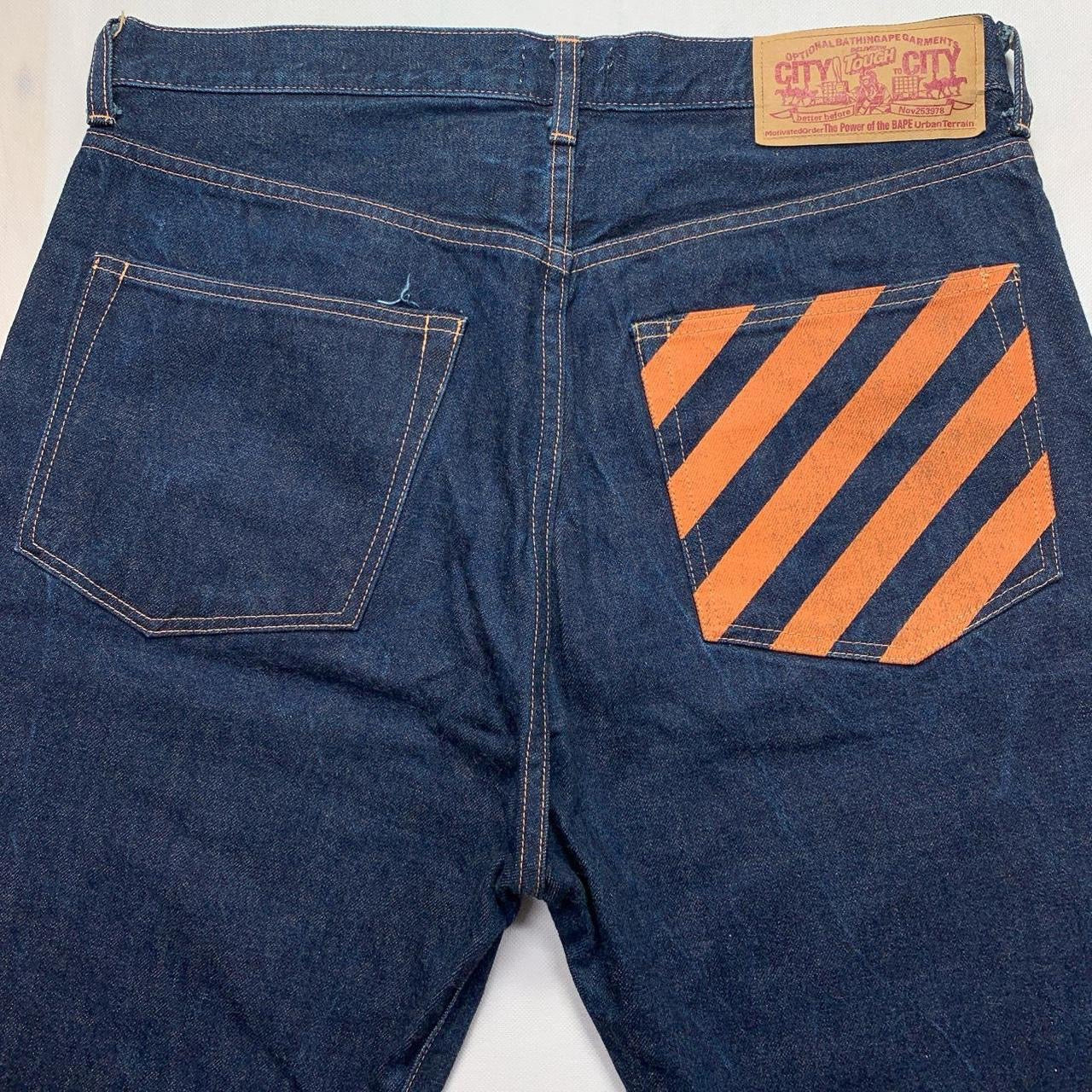 2006 Bape Baby Milo Sad Face Jeans