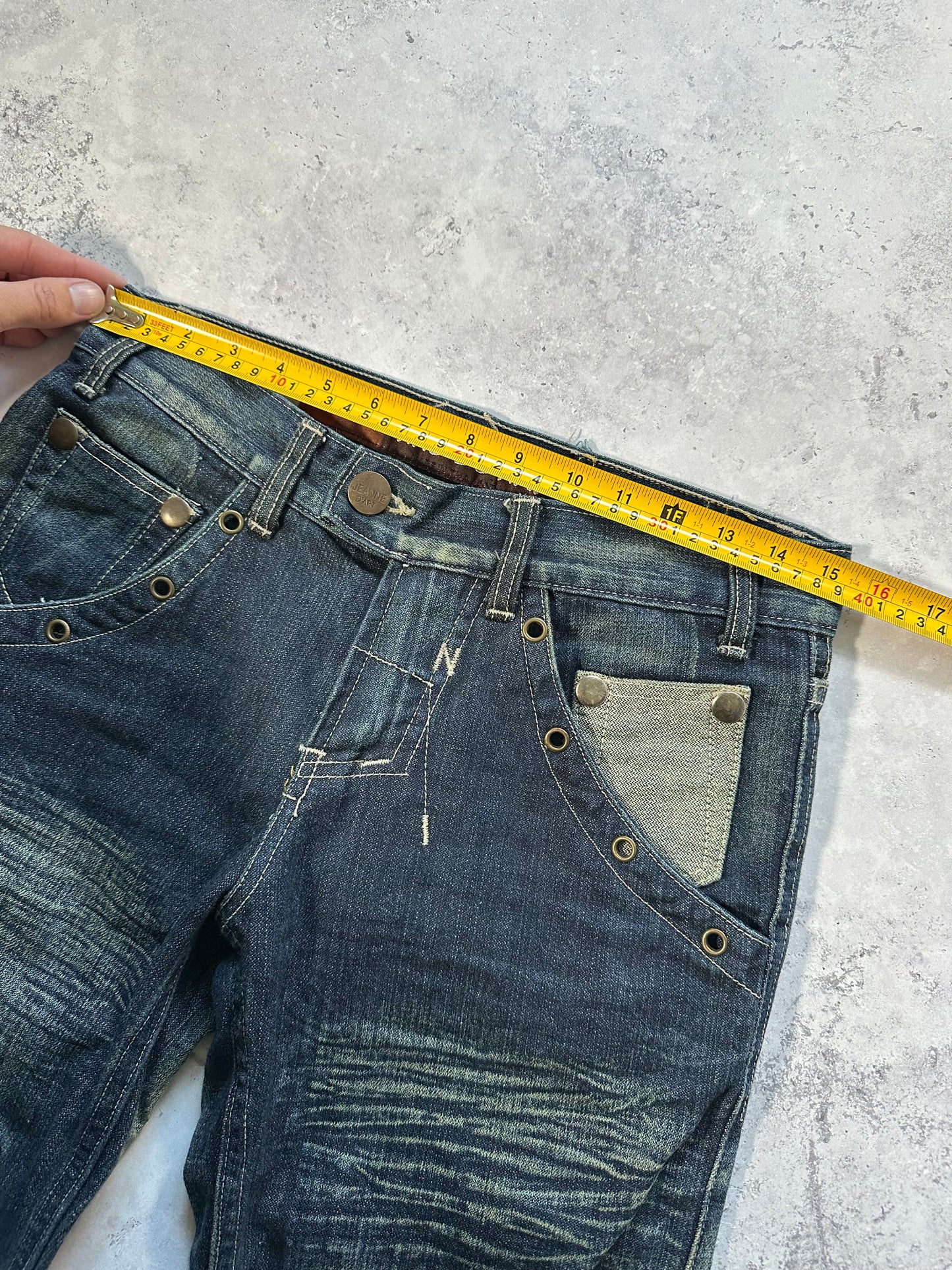 Jeans De Art Baggy Union Jack Bootcut Jeans (29 x 33)