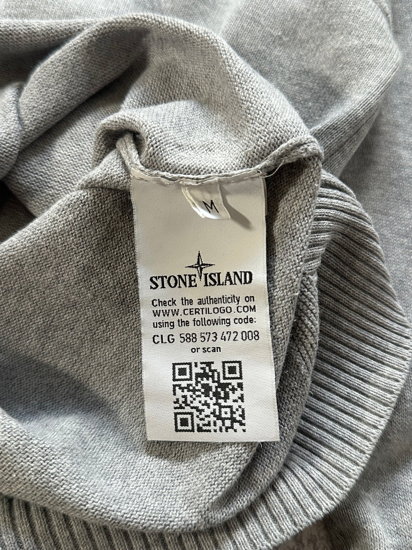 Stone Island SS2018 Quarter Zip Sweatshirt Jumper