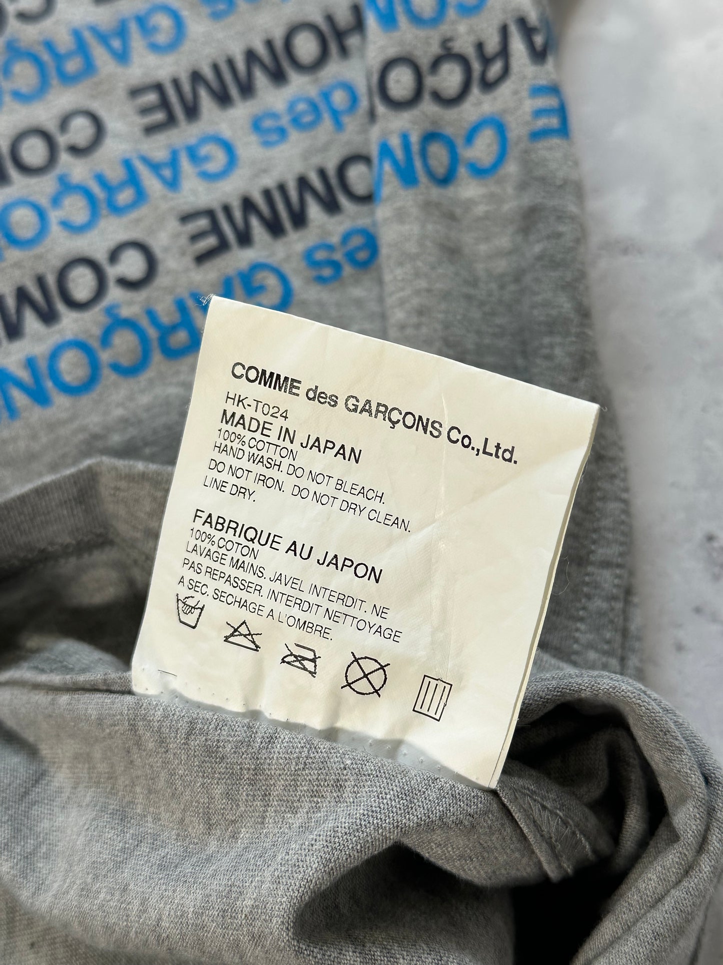 Comme Des Garçons Homme 2012 Spellout T-shirt (S)