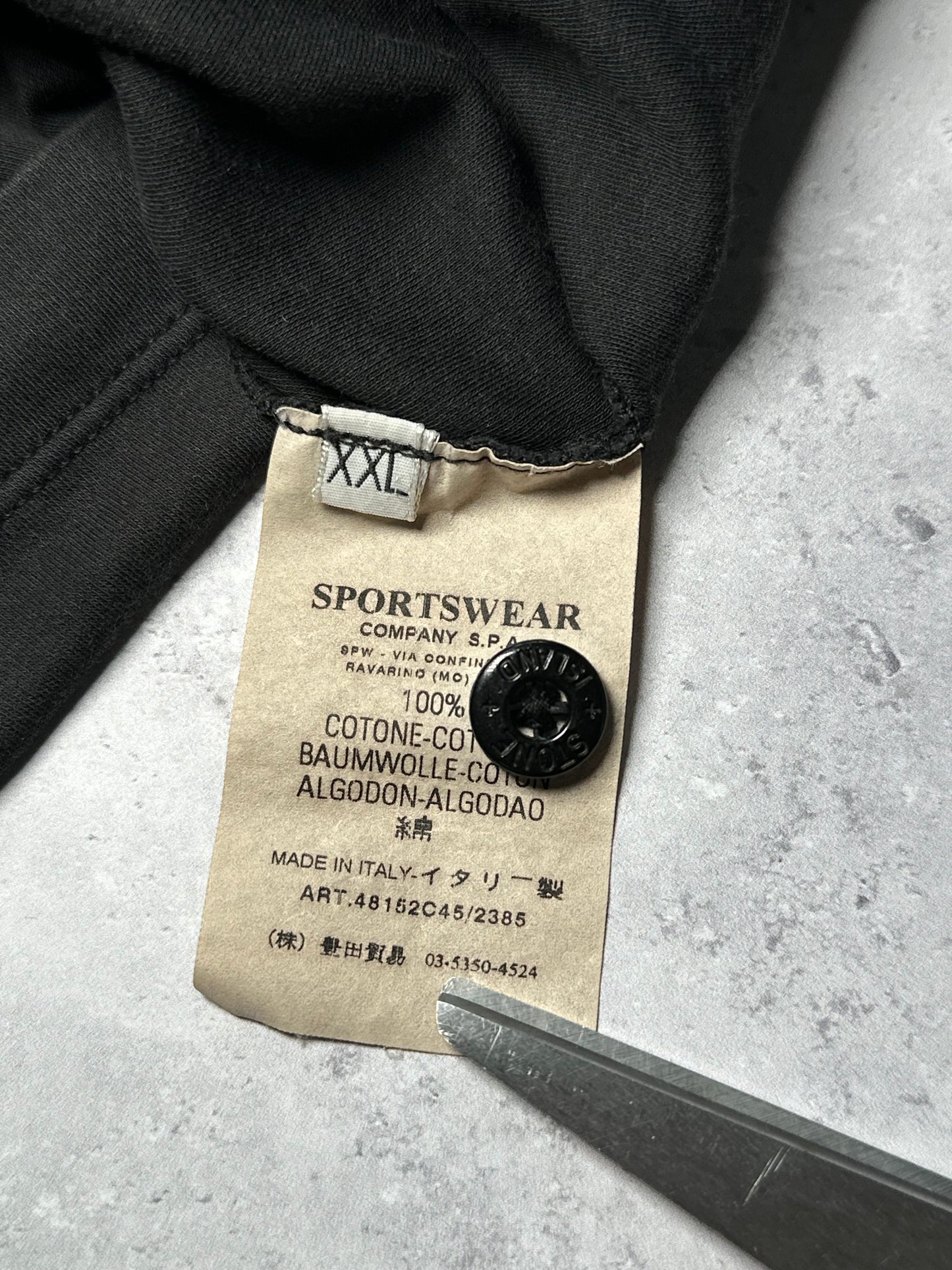 Stone Island SS2008 Spellout Polo Shirt (L)