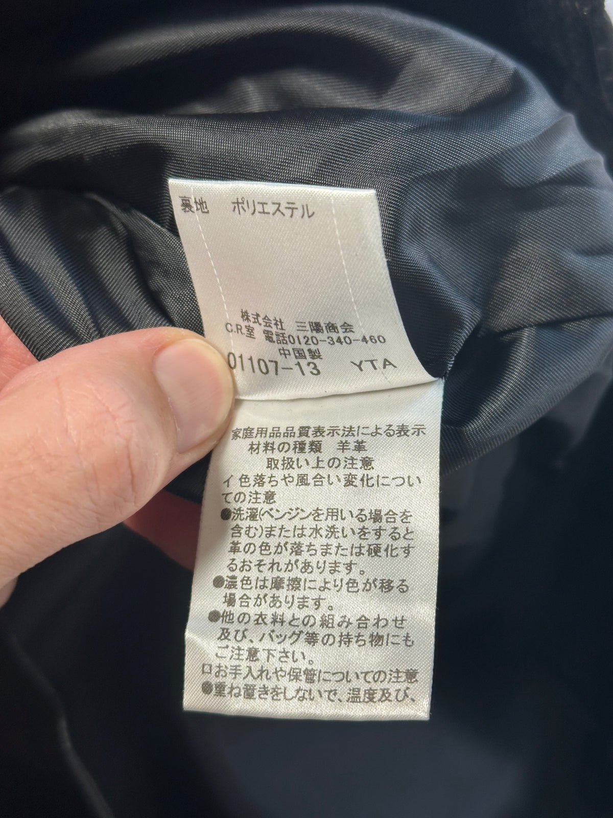 Burberry Black Label 2009 Leather Double Pocket Field Jacket (S)