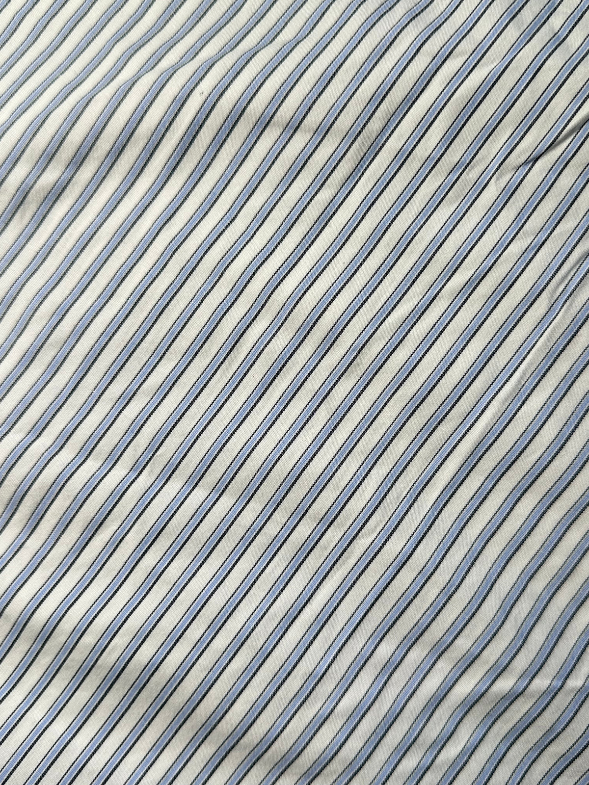 Comme des Garçons Shirt Argyle Knit Panel Striped Longsleeve Shirt (L)