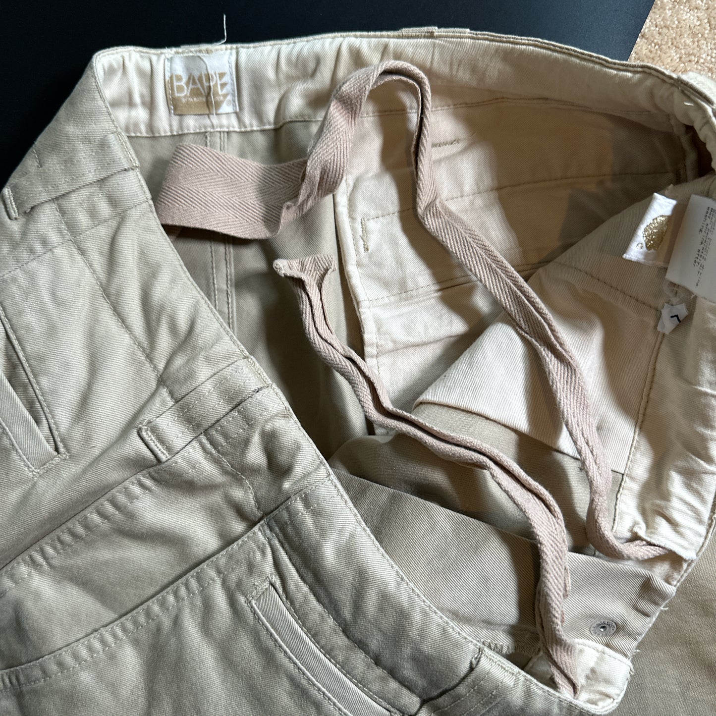 2006 Bape Sad Face Trousers