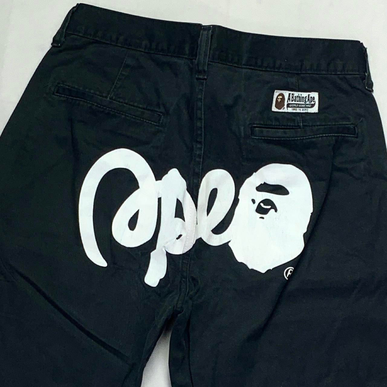 Bape Ape Head Spell Out Jeans
