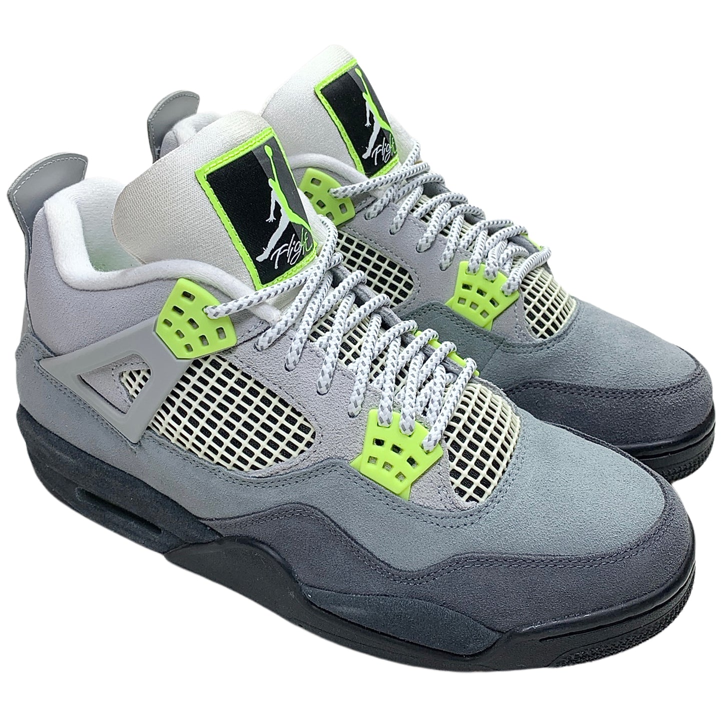 Nike Jordan 4 Neon Shoes