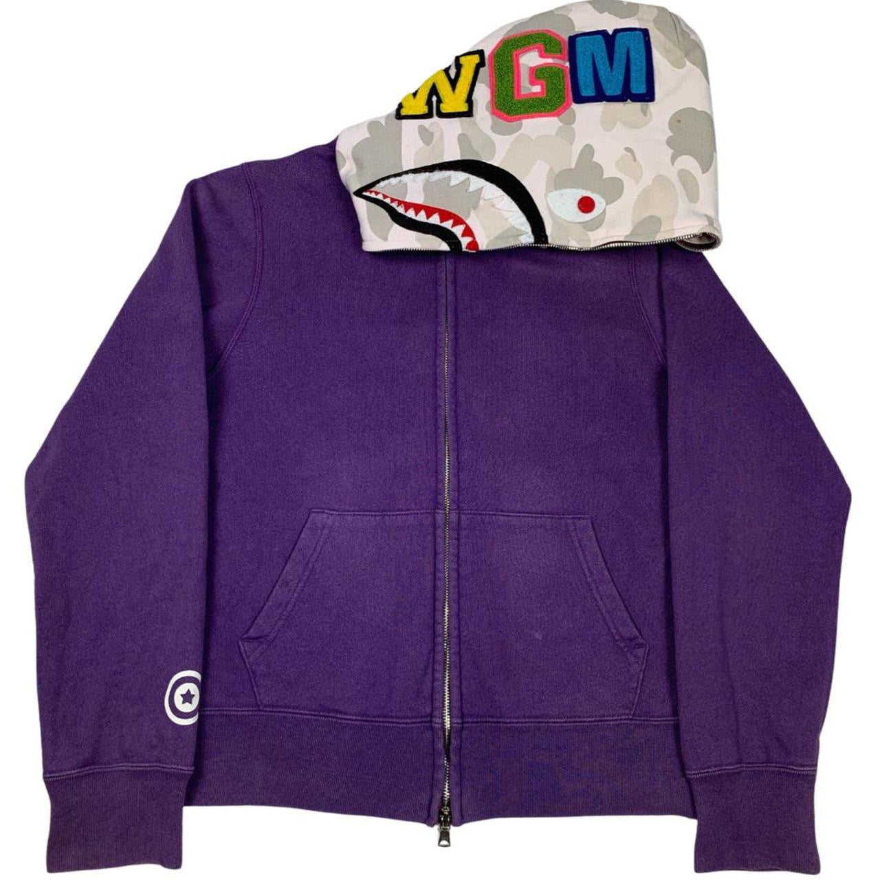 OG Bape Shark WGM Full Zip Hoodie