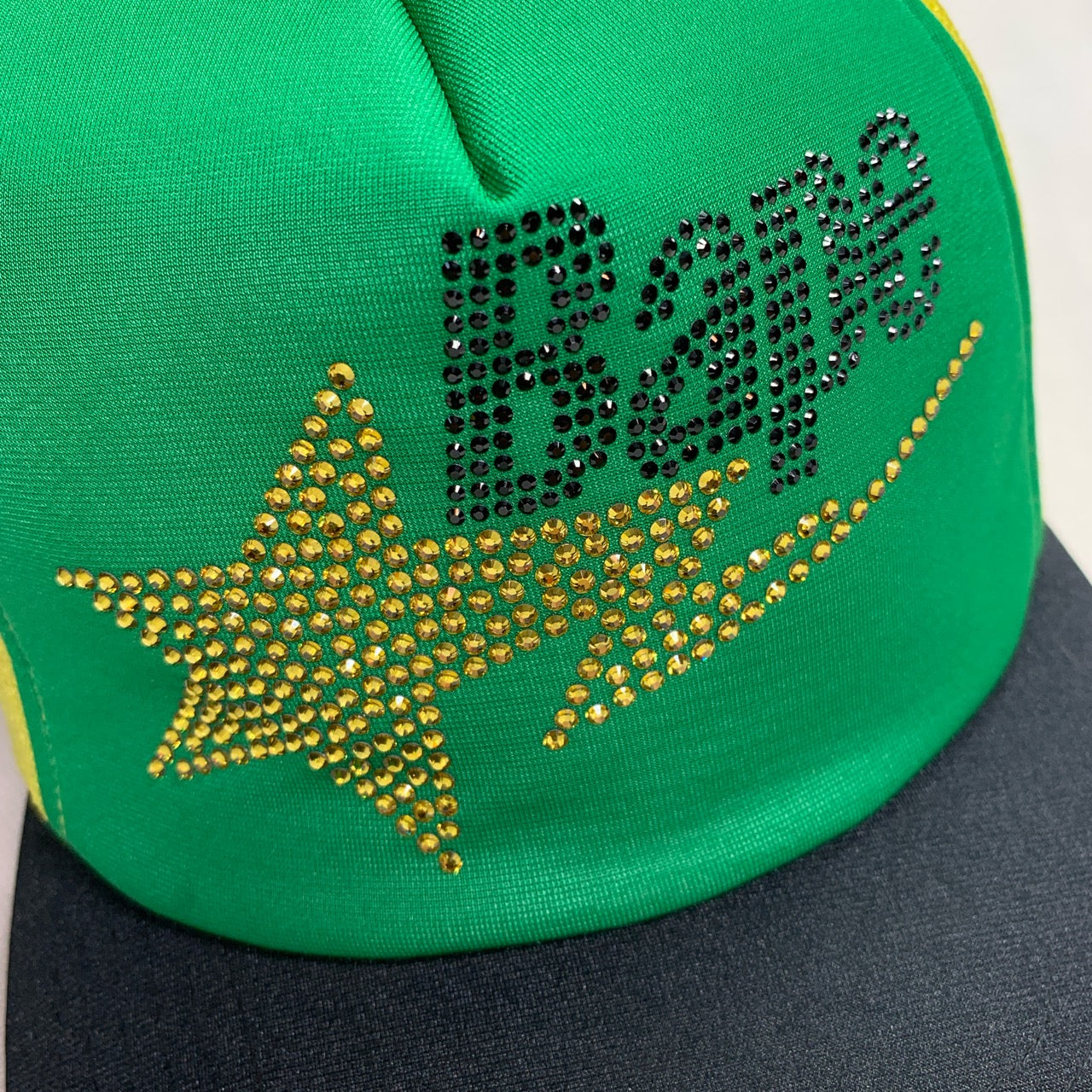 Bape Swarovski Rasta Cap