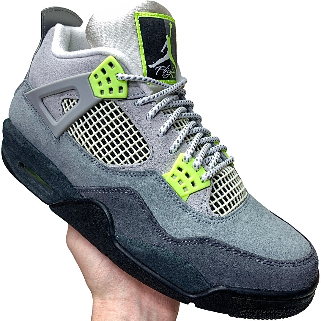 Nike Jordan 4 Neon Shoes