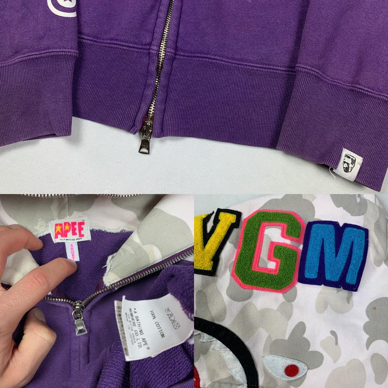 OG Bape Shark WGM Full Zip Hoodie