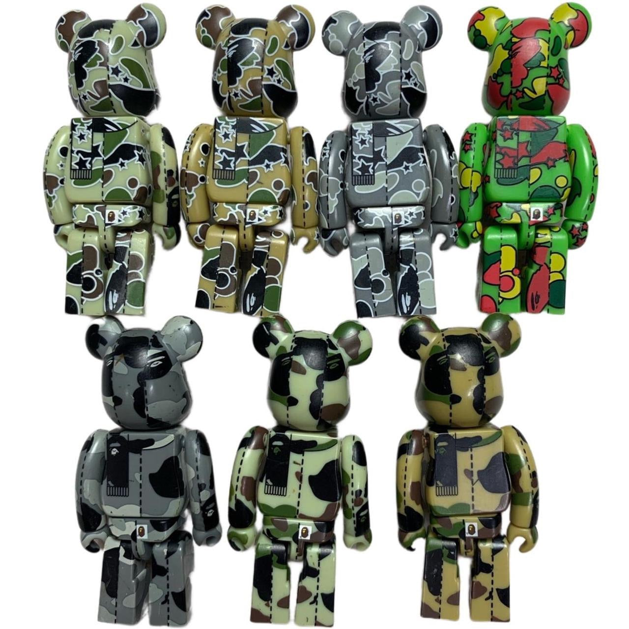 Bape Psyche Camo Bearbrick Set