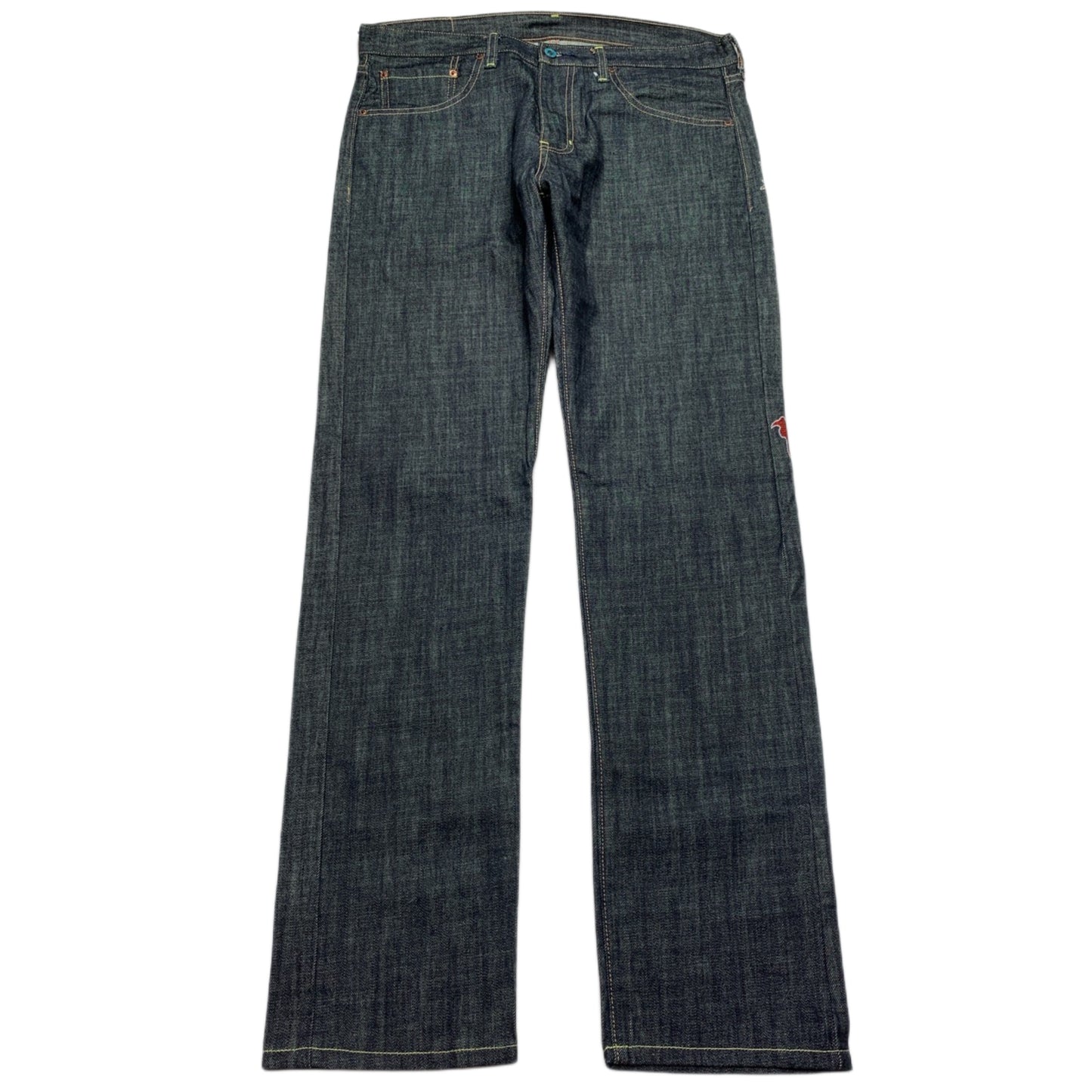 Sugoi Embroidered Dragon Japanese Denim Jeans