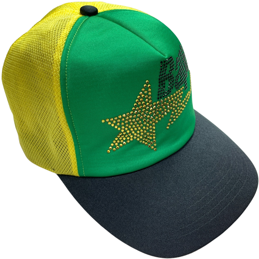 Bape Swarovski Rasta Cap