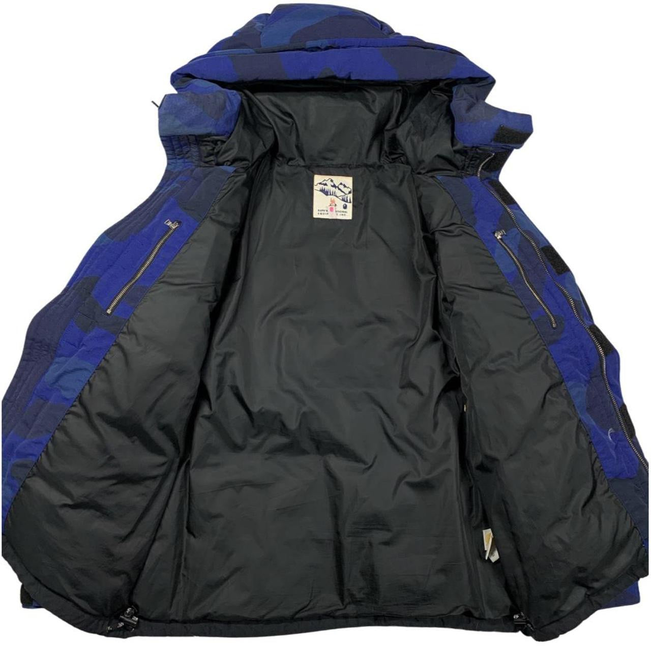 Bape Blue Camo Down Puffer Jacket