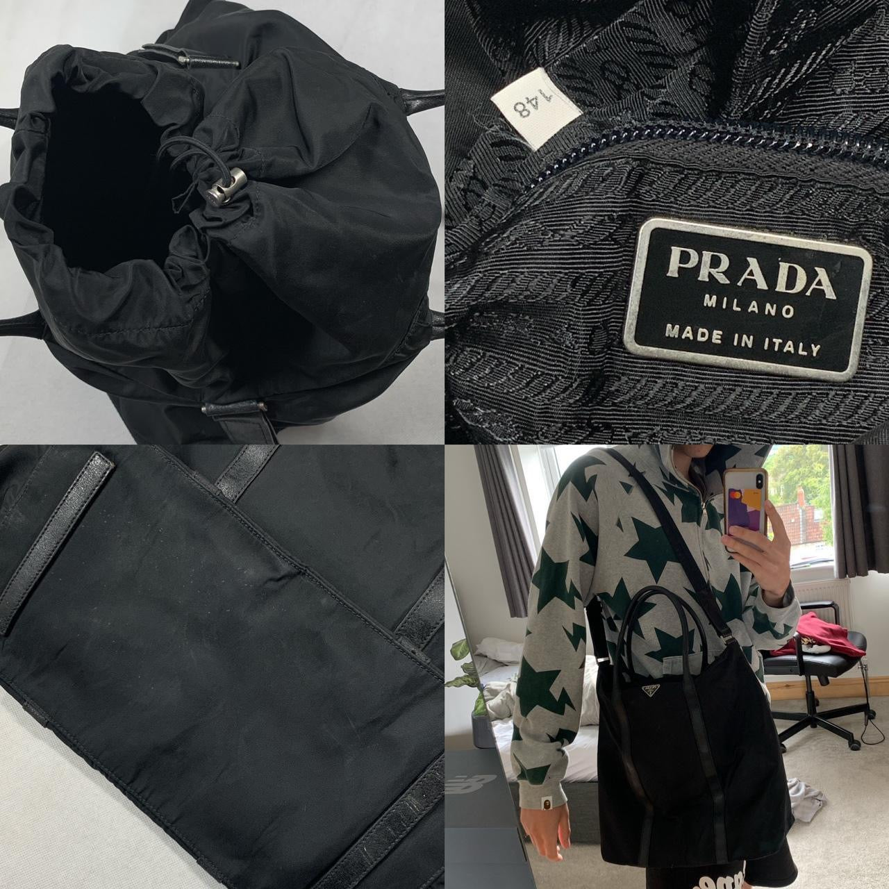 Prada Milano Nylon Vela Two-Way Bag