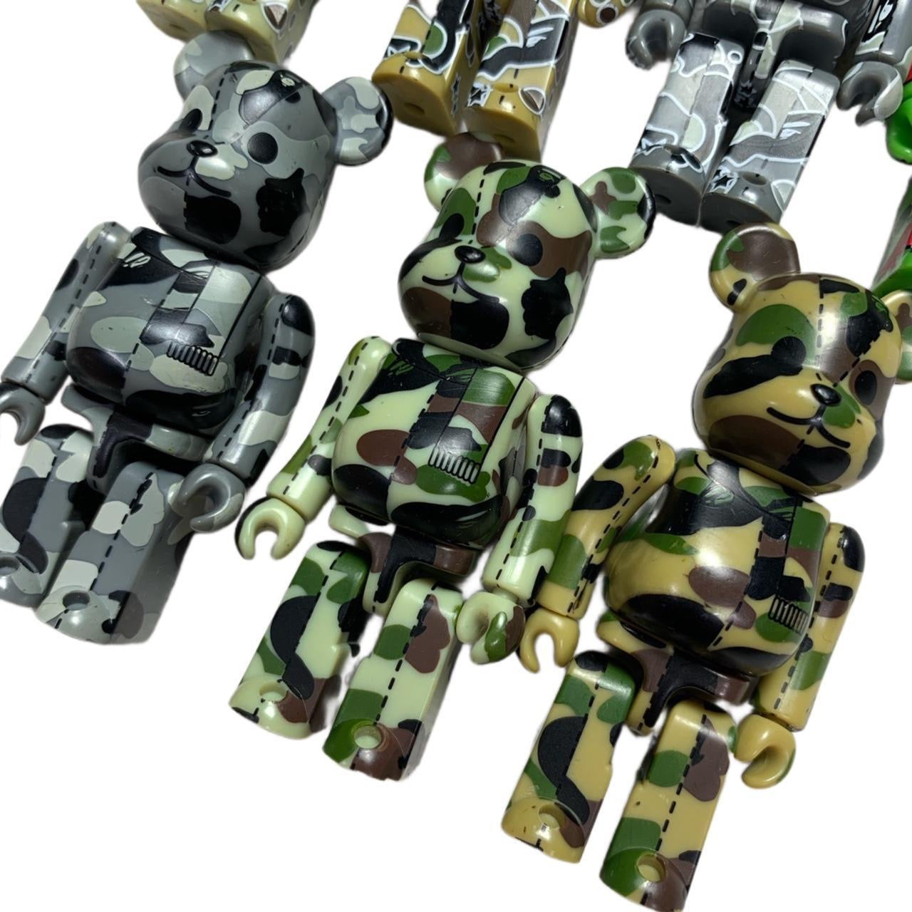 Bape Psyche Camo Bearbrick Set