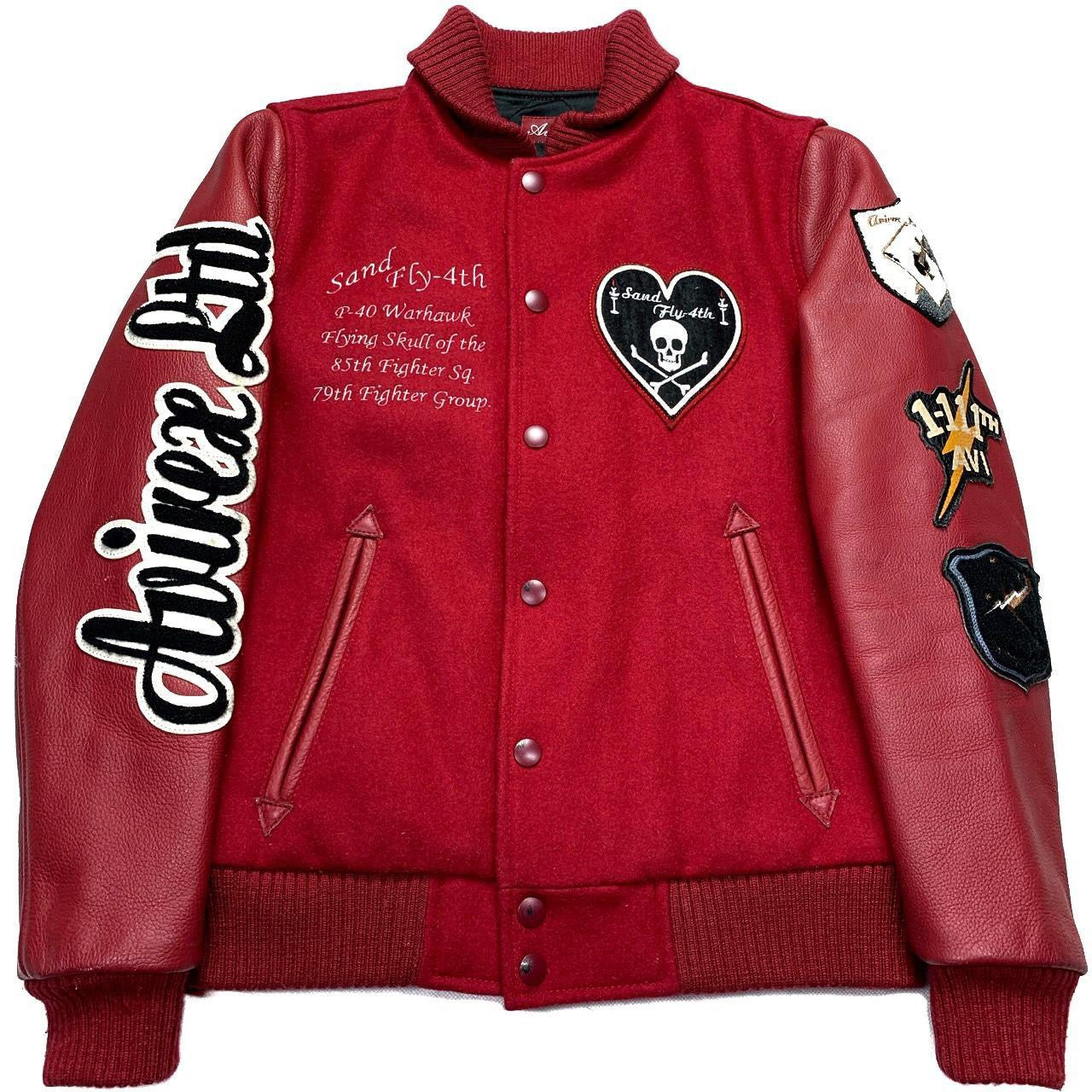 Avirex Leather Varsity Jacket