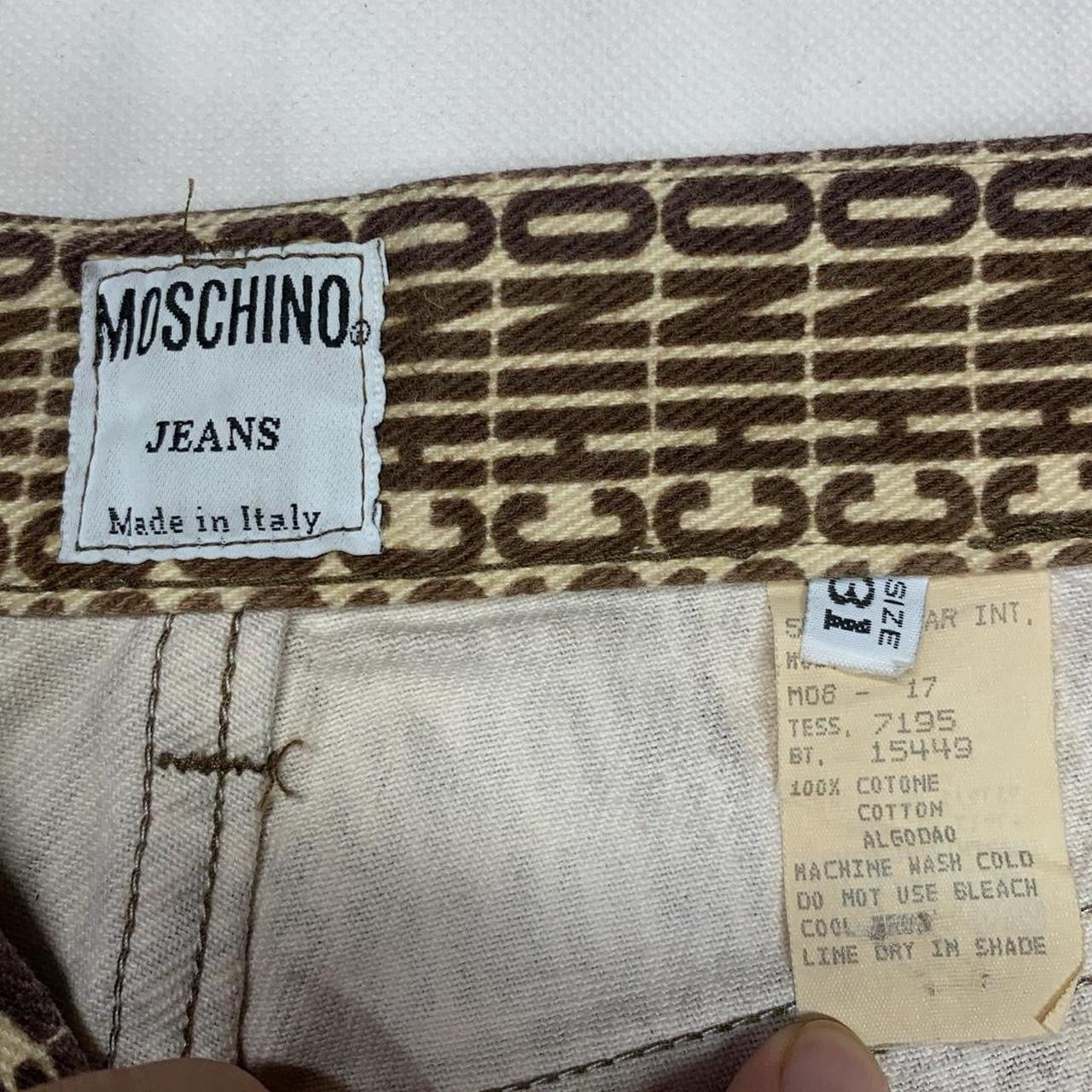 Moschino Fade Jeans in Brown
