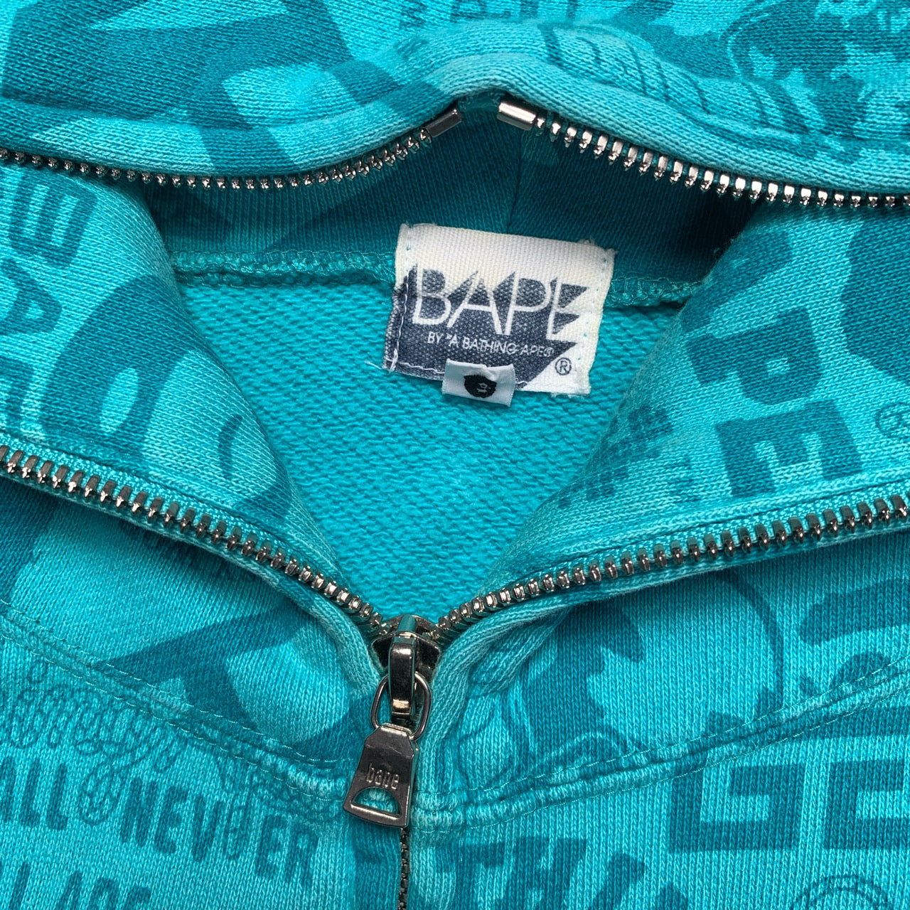 Bape Multi Logo Full Zip Hoodie 2006