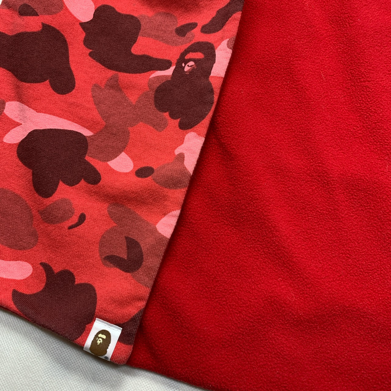 OG Bape Red Camo Scarf