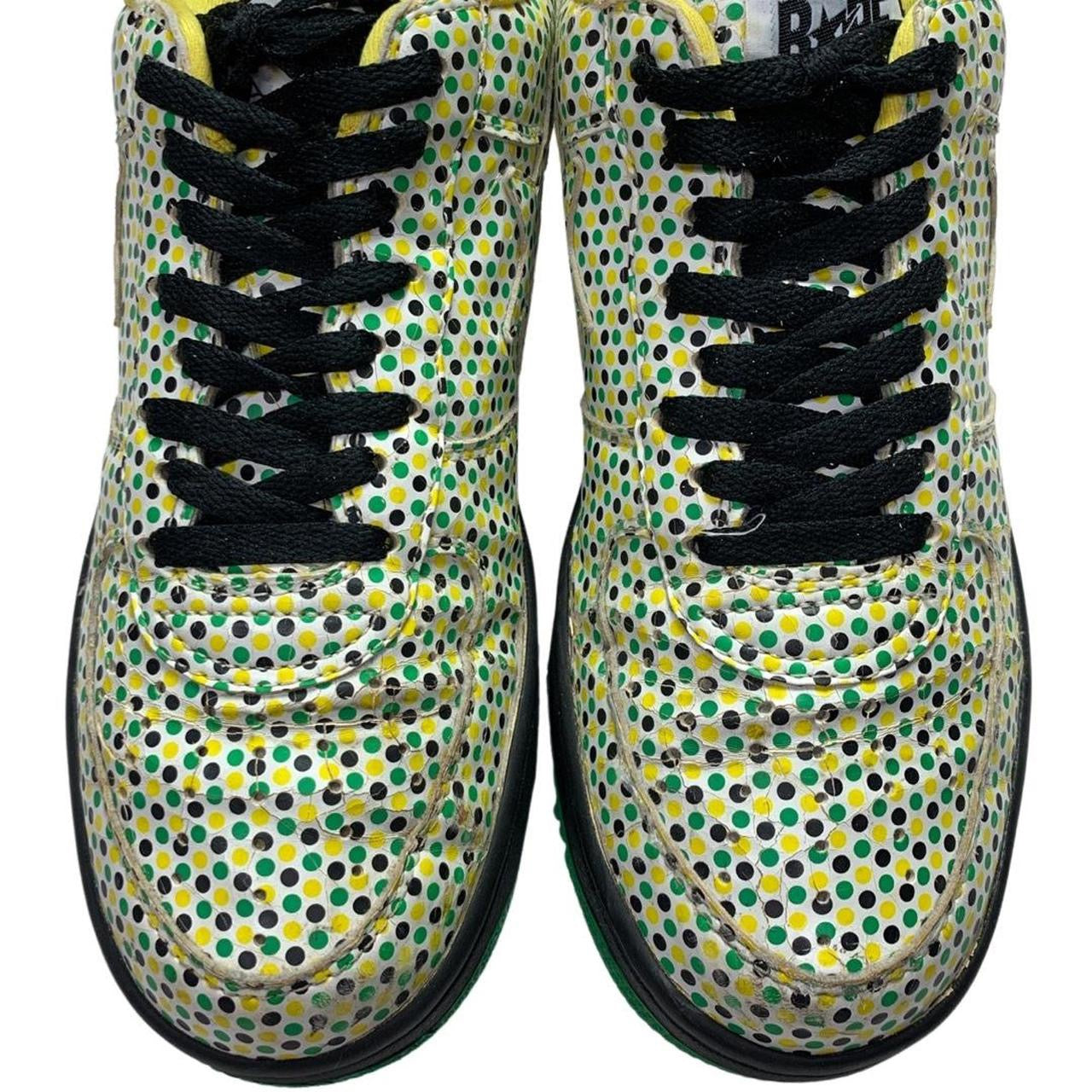 2006 Bape Bapesta Low Shoes / Sneakers FS-001 ‘Green Polka Dots’