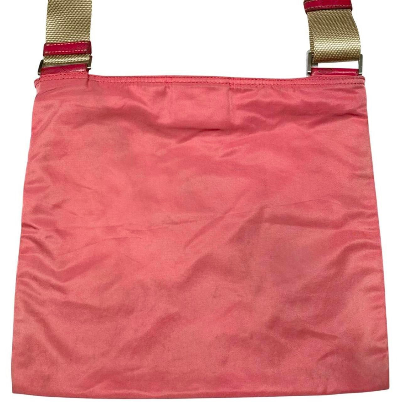Prada Milano Nylon Vela Crossbody / Sling Bag in Pink