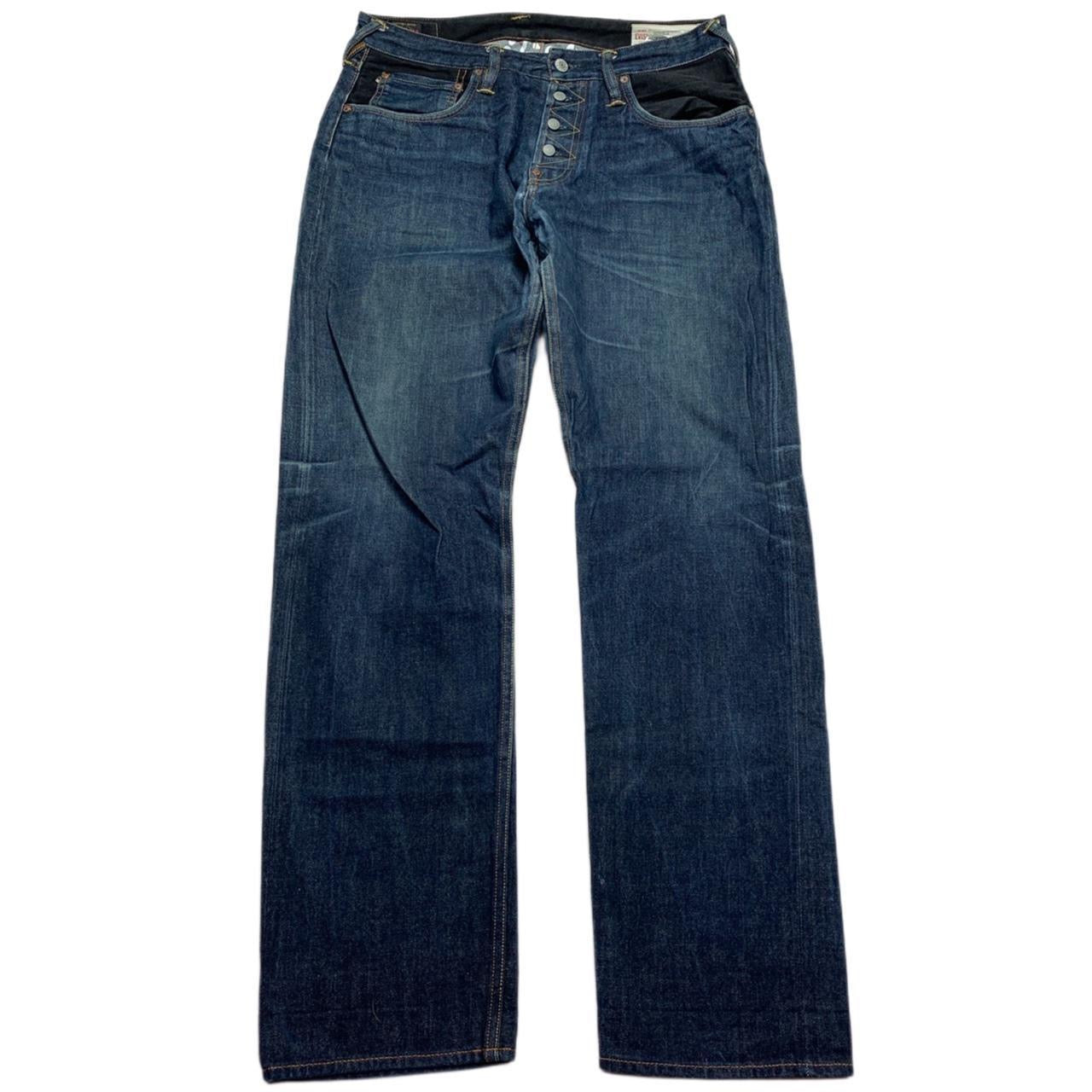 Evisu Embroidered Script Daicock Japanese Selvedge Denim Jeans