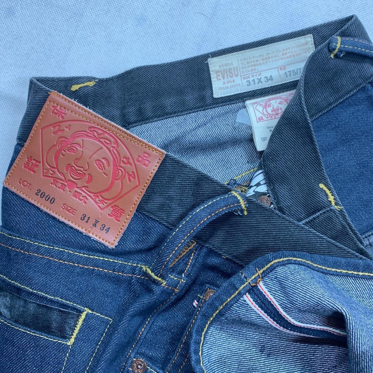 Evisu Cartoon Daicock Japanese Selvedge Denim Jeans
