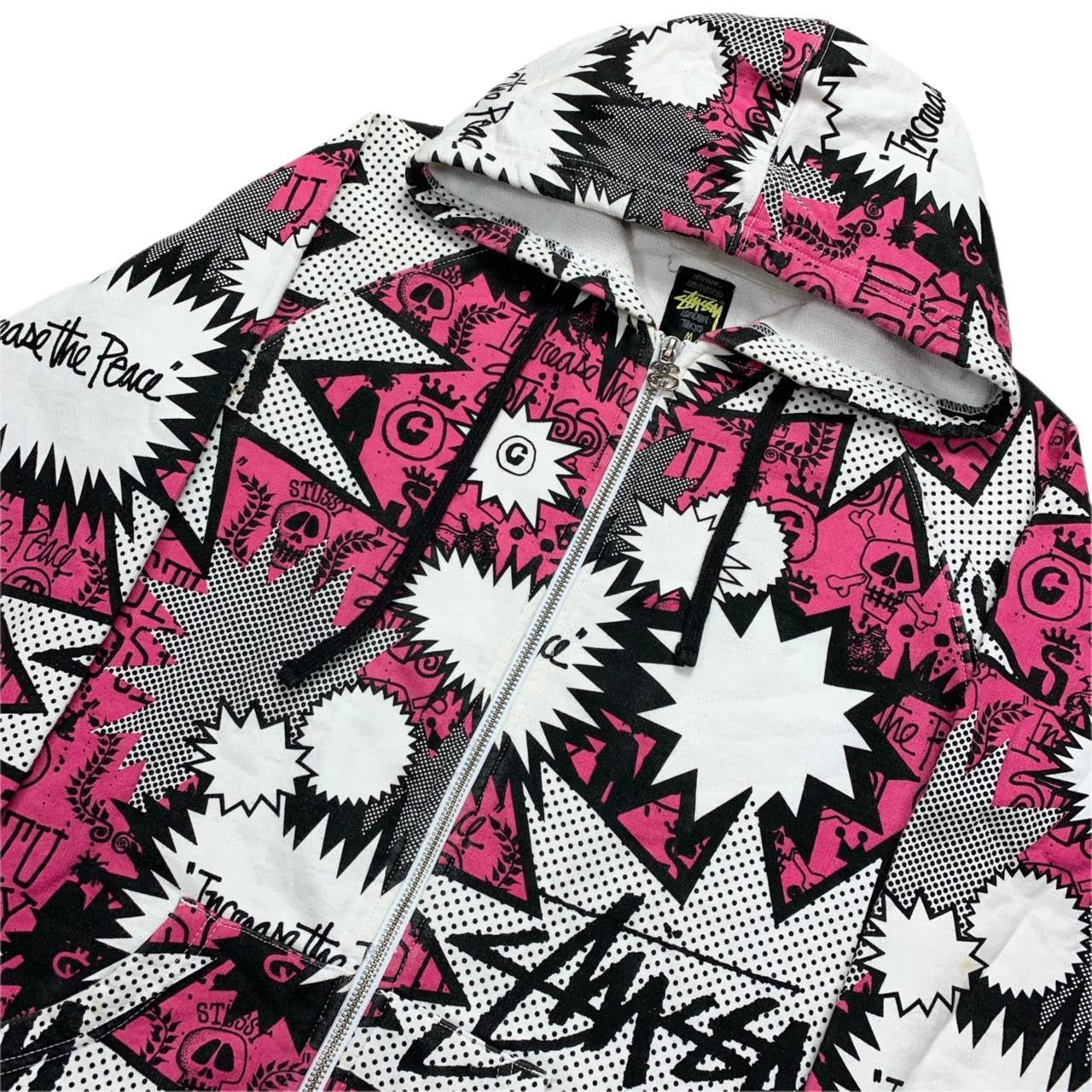 Stüssy Comic Graphic Zip Hoodie