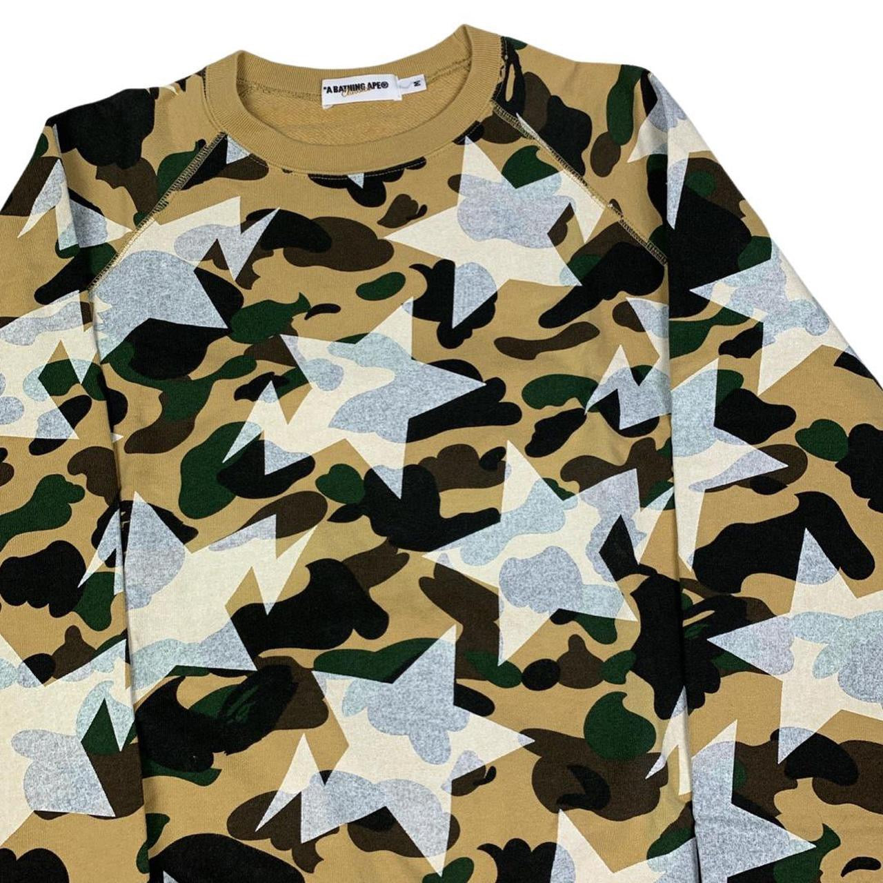 Bape Bapesta Camo Sweatshirt