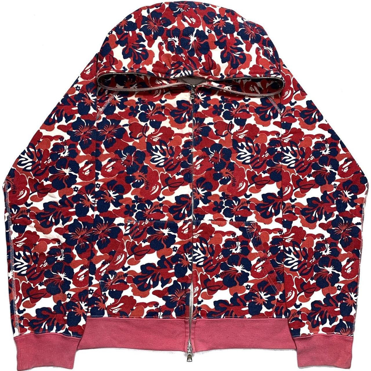 Bape Floral Camo Full Zip Hoodie