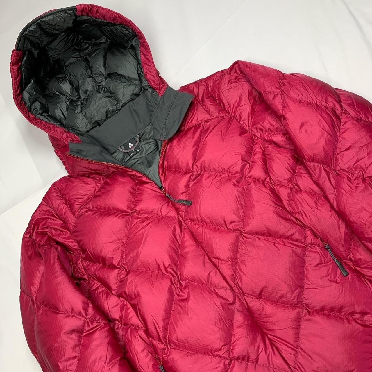 Montbell Diamond Stitch Hooded Down Puffer Jacket