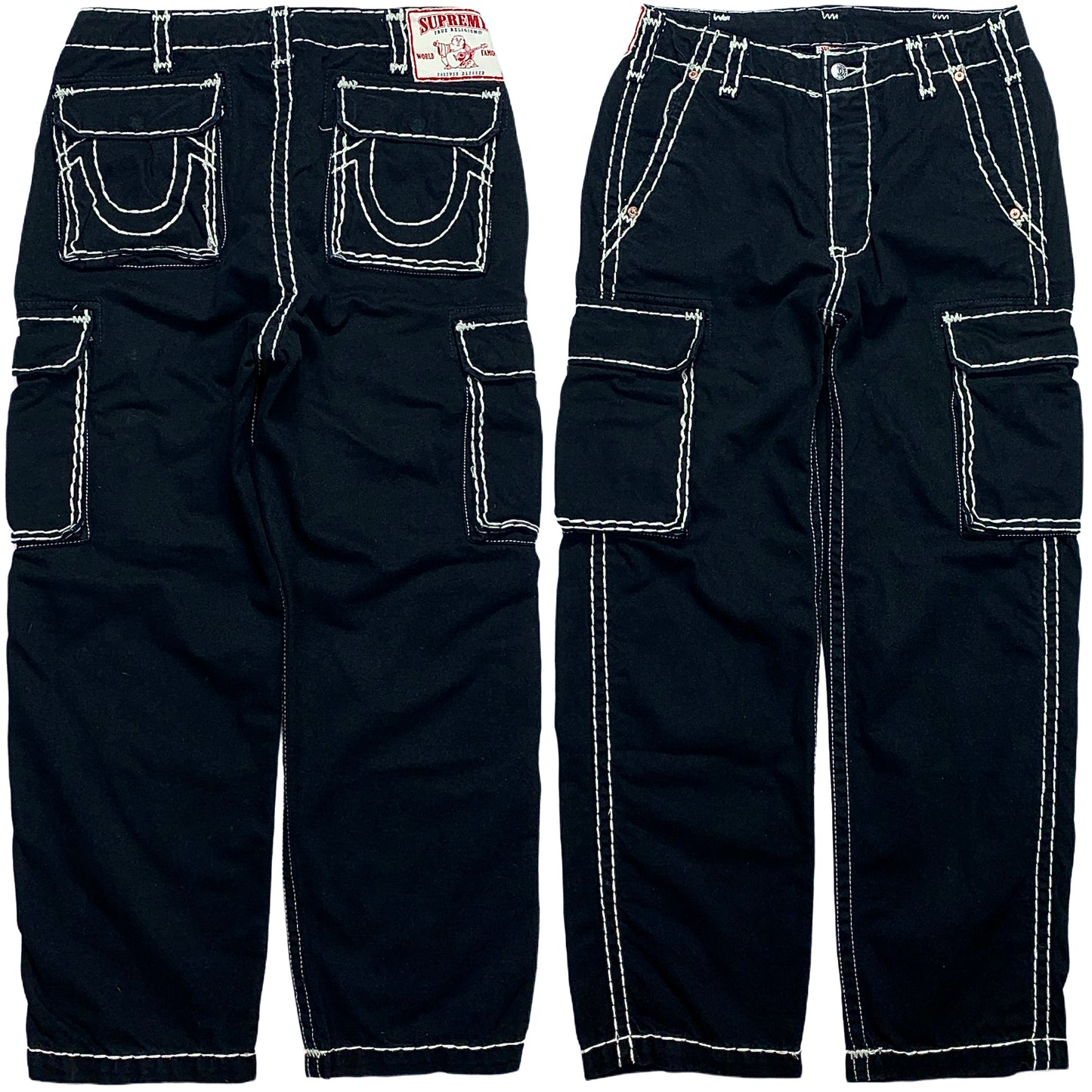Supreme x True Religion Contrast Stitch Jeans
