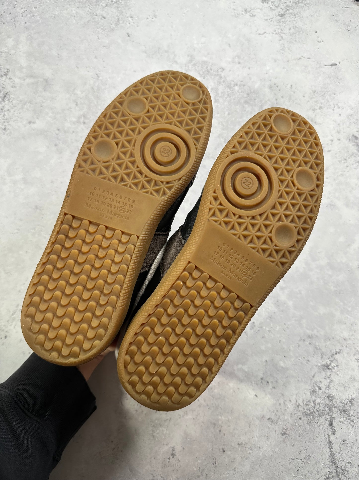 Maison Margiela Coffee GAT Low Sneakers (EU 40 / UK 6 / US 7, insole 26.5cm=EU41)