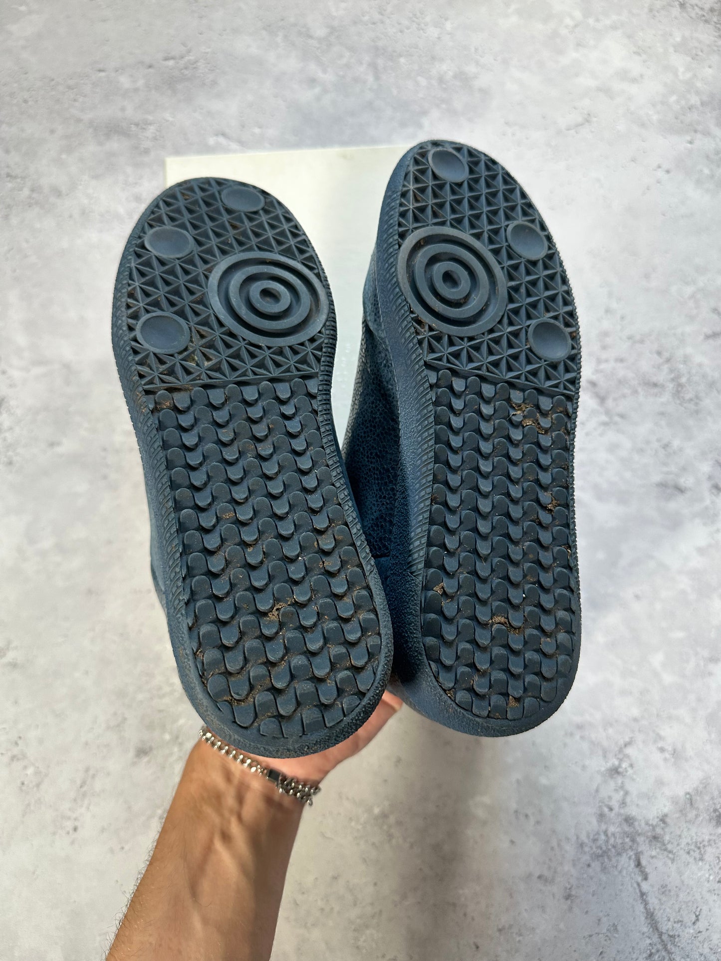 Maison Margiela 2016 Future Low Embossed Leather Sneakers