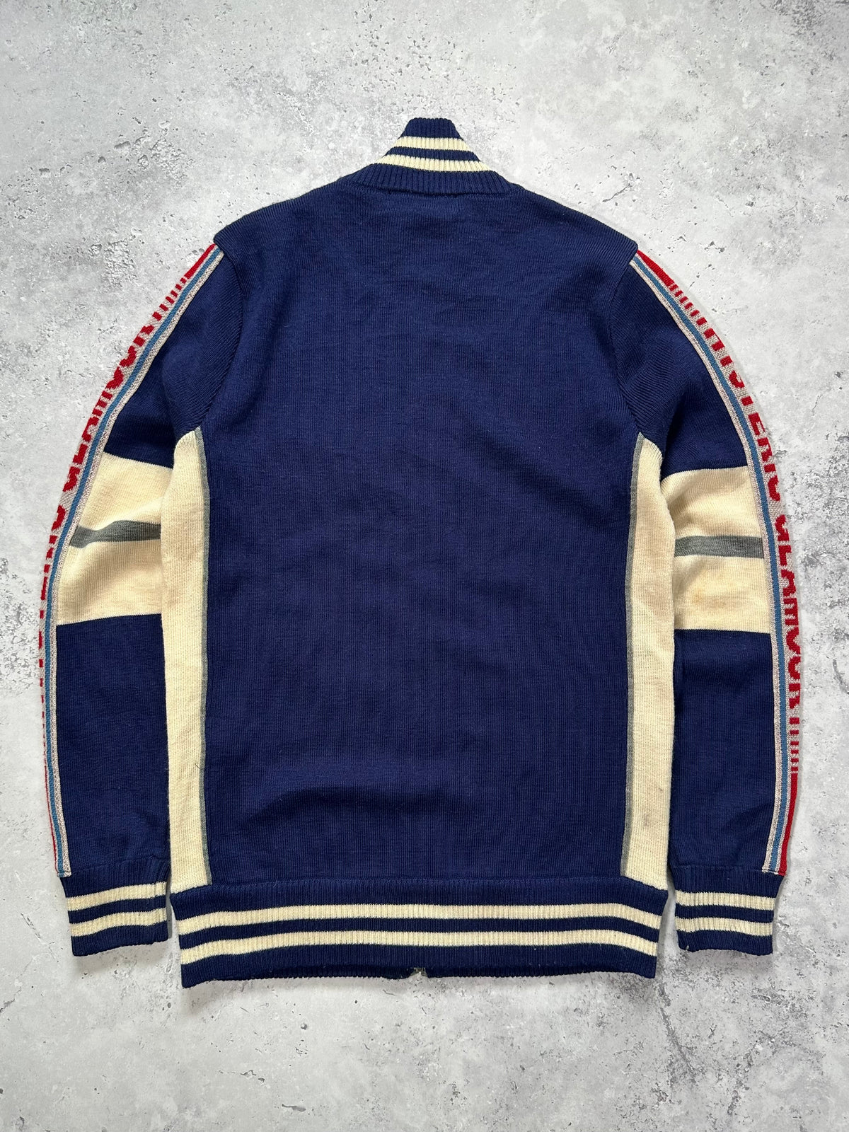 Hysteric Glamour 2003 Rock Steady Search & Destroy Knit Zip Track Jacket