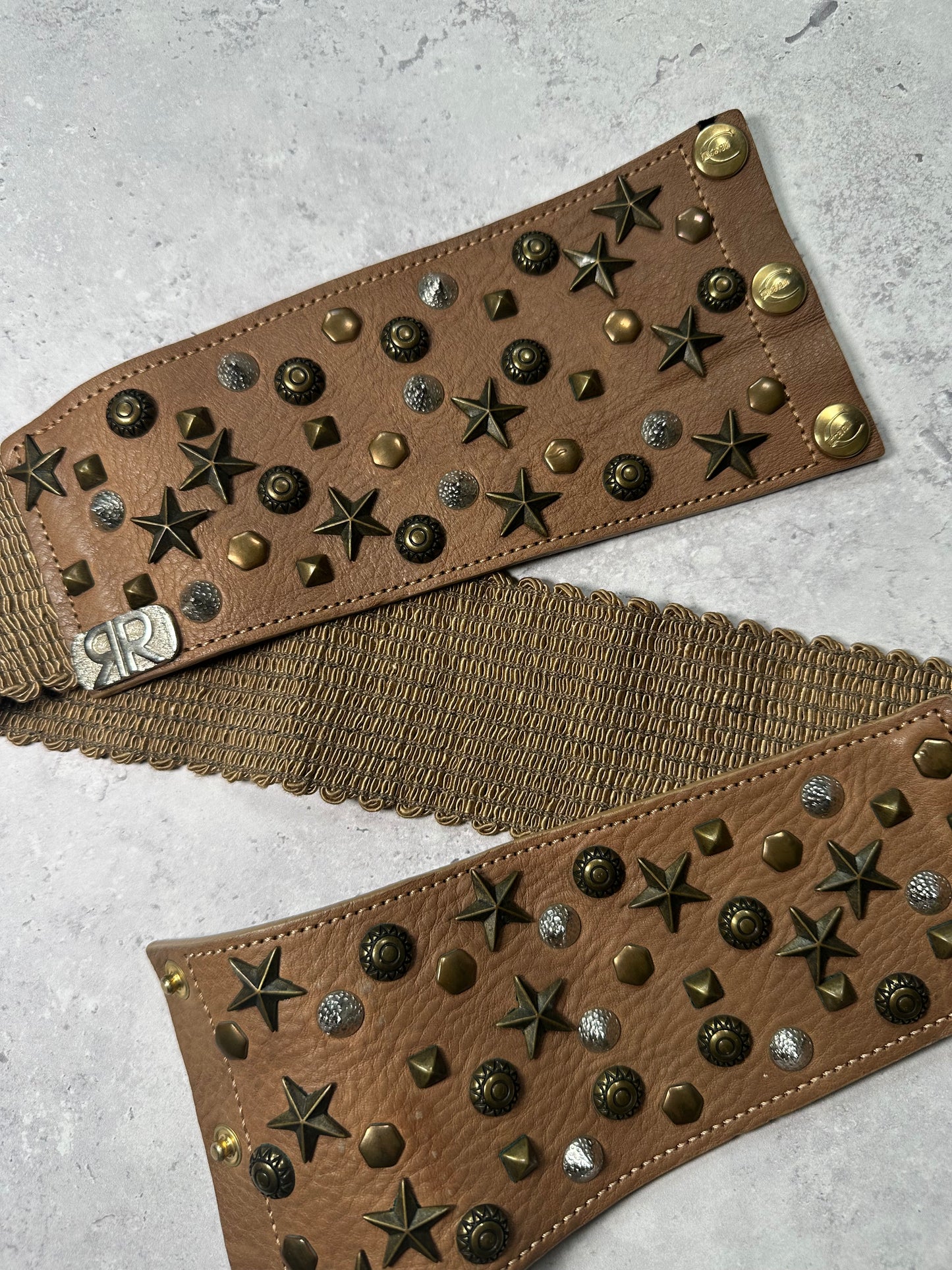 Roberto Cavalli Studded Leather Belt