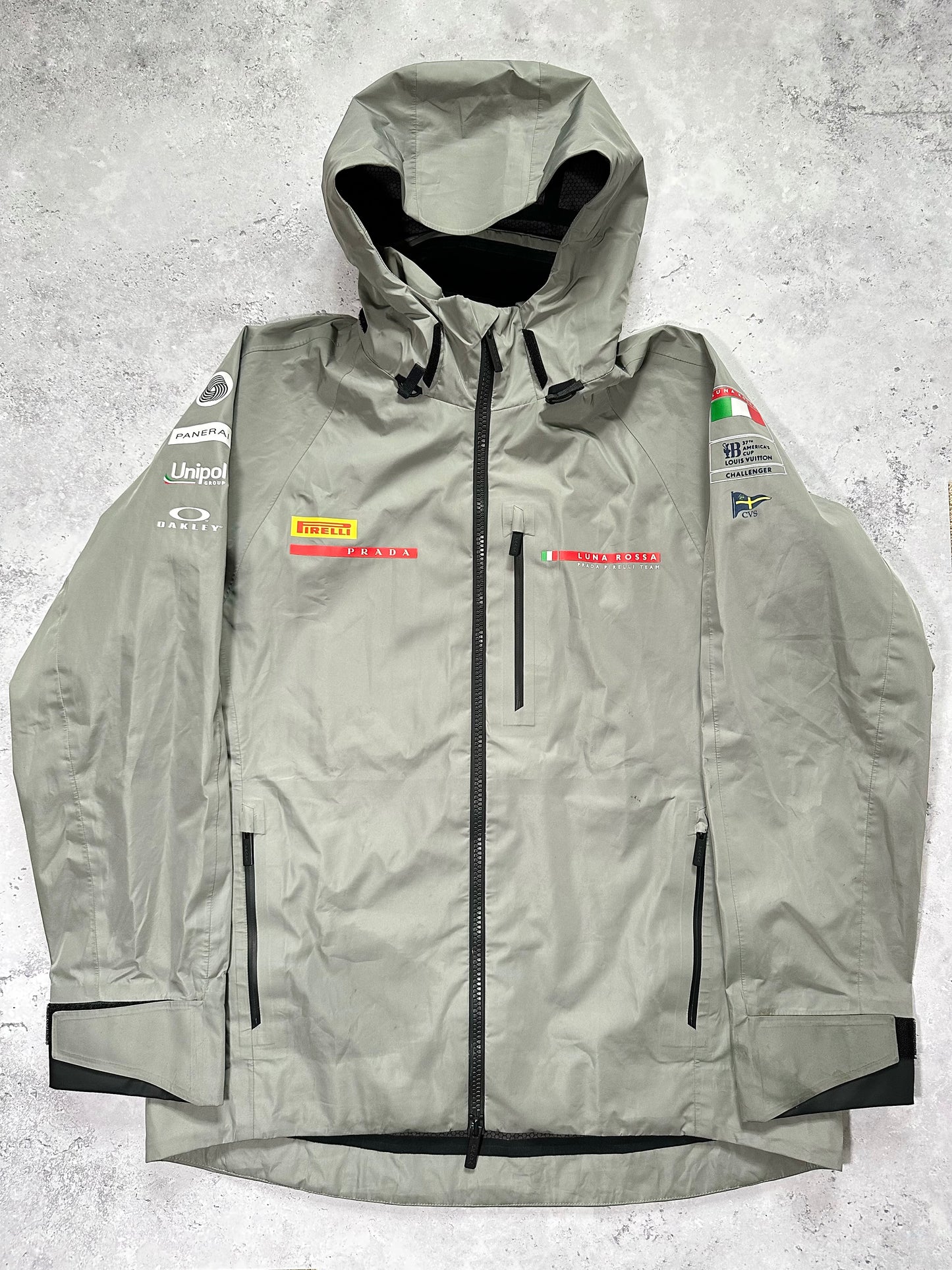Prada Luna Rossa 2023 Pirelli *Team Exclusive* Technical Sailing Shell Jacket (XL/XXL)