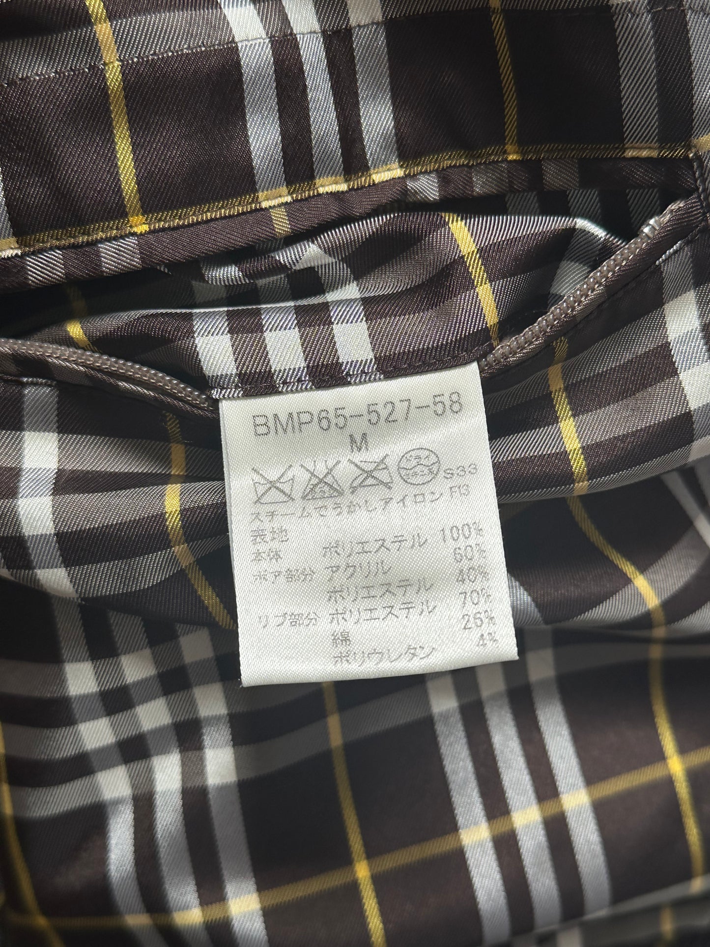 Burberry Blue Label 2007 Fleece Hood Down Jacket (M)