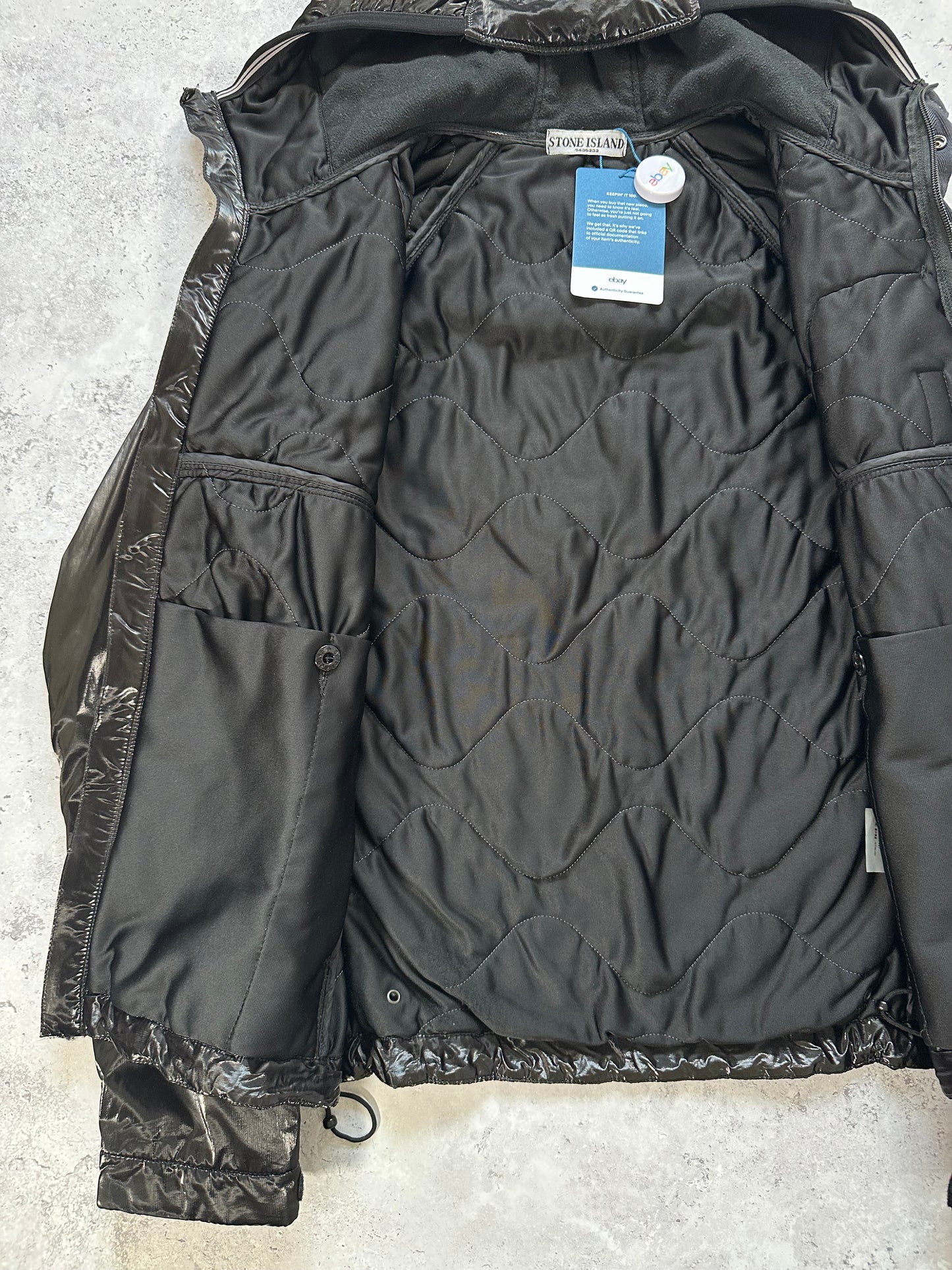 Stone Island 2008 Prismatic Silk Zip Archivio Jacket