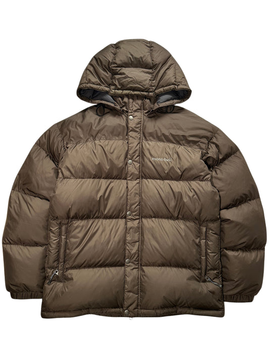 Montbell 1990’s 650FP Down Puffer Jacket in Brown (L)