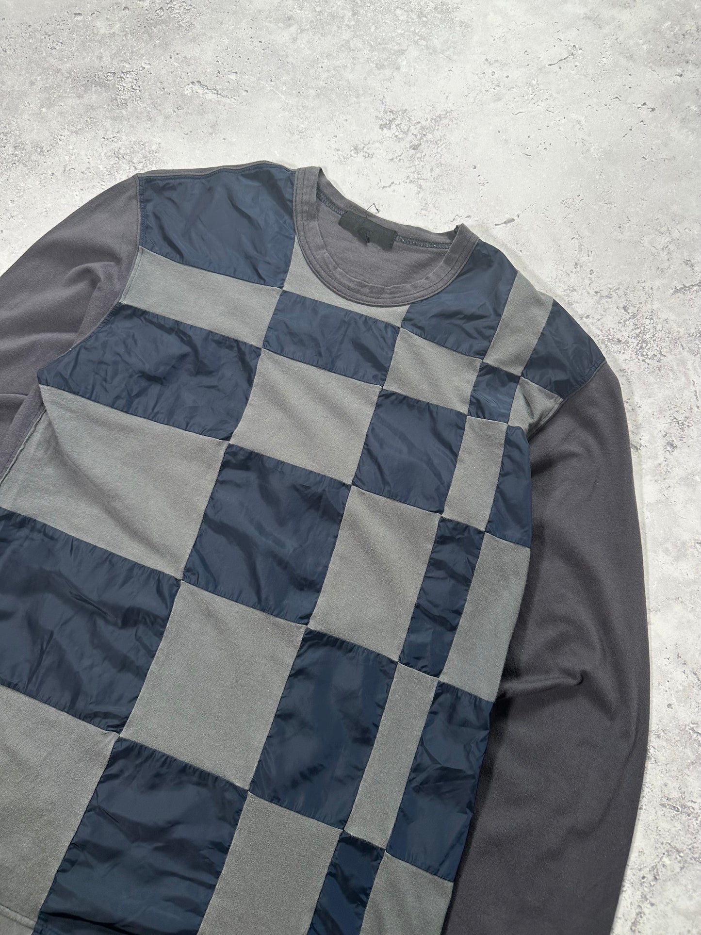 Comme des Garçons Homme AD2009 Reconstructed Nylon Patchwork Tshirt (S)