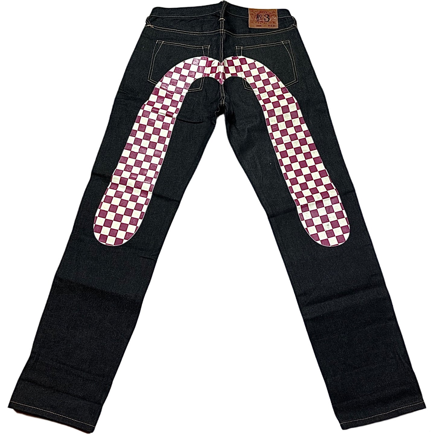 Evisu Checkered Daicock Selvedge Jeans