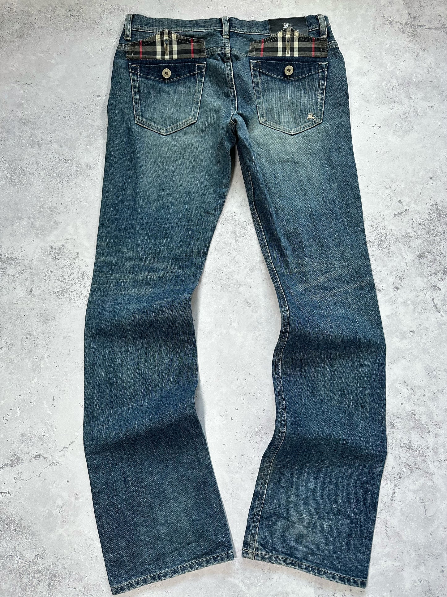Burberry Black Label 2007 Pocket Check Jeans W30 L32