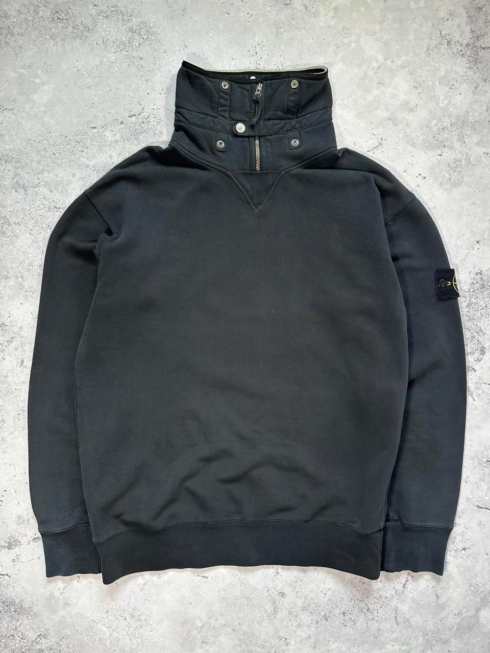 Stone Island AW2010 Funnel Neck Half Zip Sweatshirt